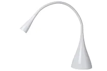 Настольная лампа LED ZOZY 18650/03/31 Lucide белая 1 лампа, основание белое полимер металл в стиле современный 
